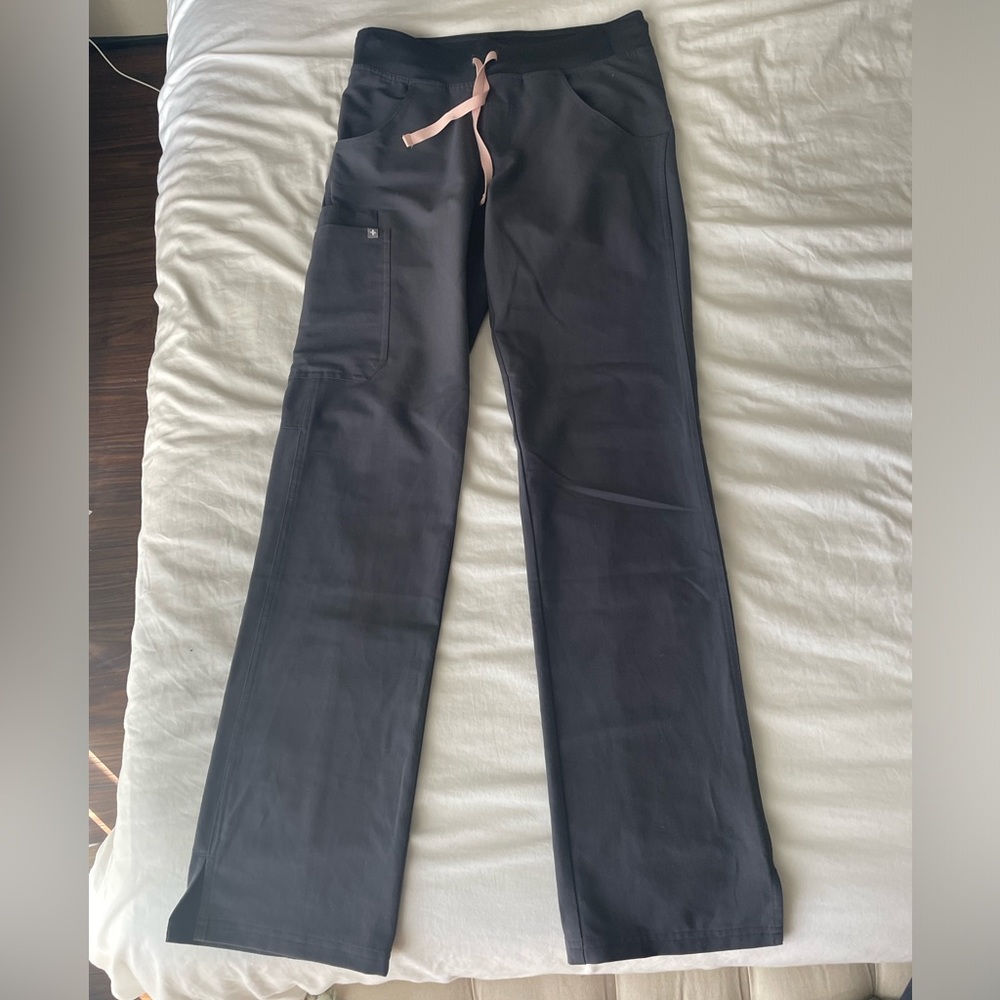 women's Charcoal Kade - Tall Cargo Scrub Pants - XS -Tall / Charcoal